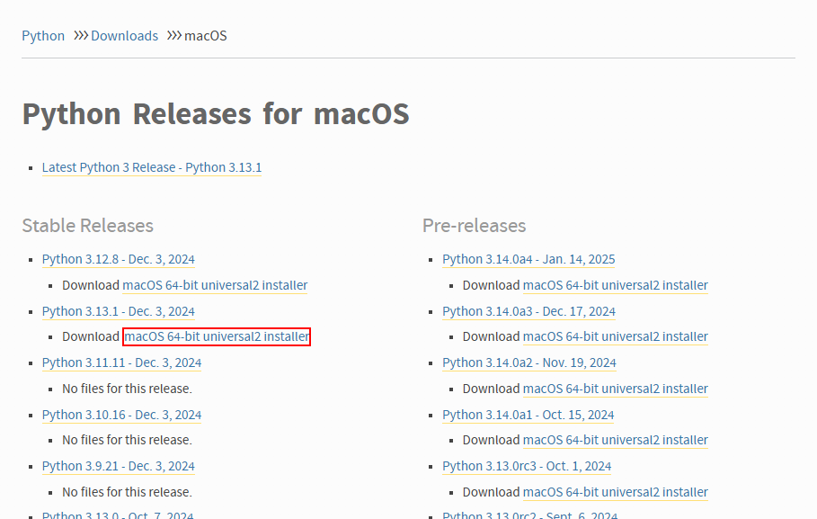 MacOS